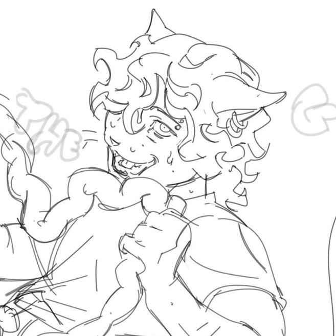 ddcrushh's tweet image. wip i like his little face hehe