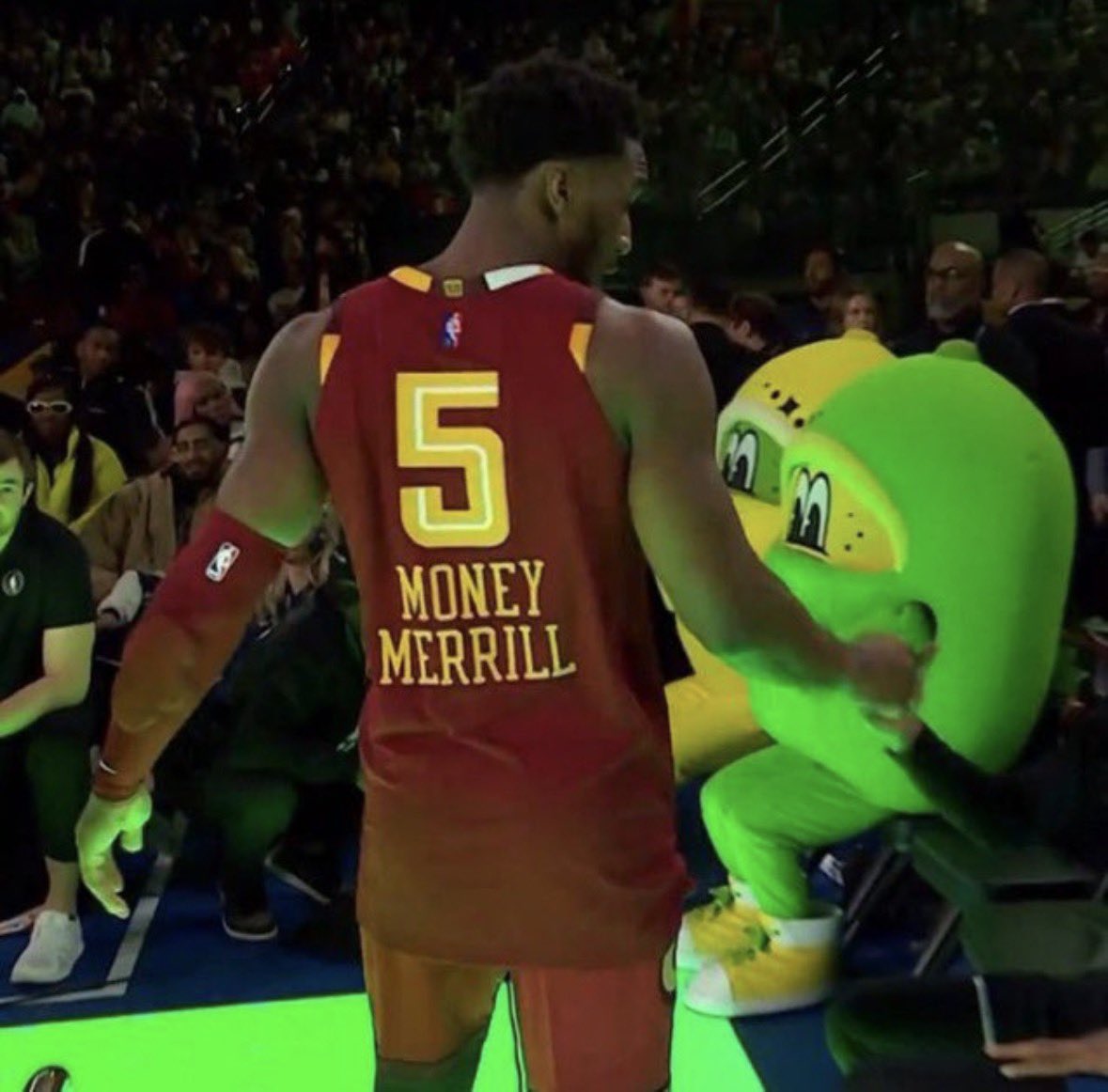 TheCavsJack's tweet image. Donovan Mitchell is the biggest Cavs fan out there