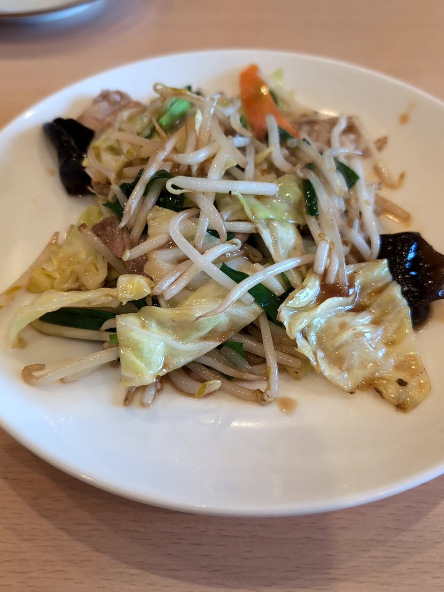 中華飯店　福寿
(福井市　志比口）

·麻婆丼

·野菜炒め

旨し✨でした。