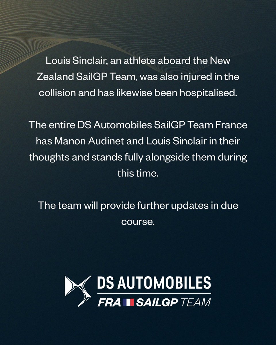 DS Automobiles SailGP Team France tweet media