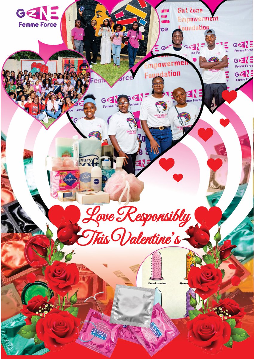 FedoraIvans's tweet photo. ❤️ LOVE RESPONSIBLY THIS VALENTINE’S ❤️
GZEF cares 🌹
This February, we’re supporting rural communities with sanitary supplies because every girl deserves dignity.
💗 True love protects.
❣️ Abstain if you’re not ready.
💖 If you choose sex, use a condom.
💓 Protect yourself https://t.co/OnDGTHyCRk
