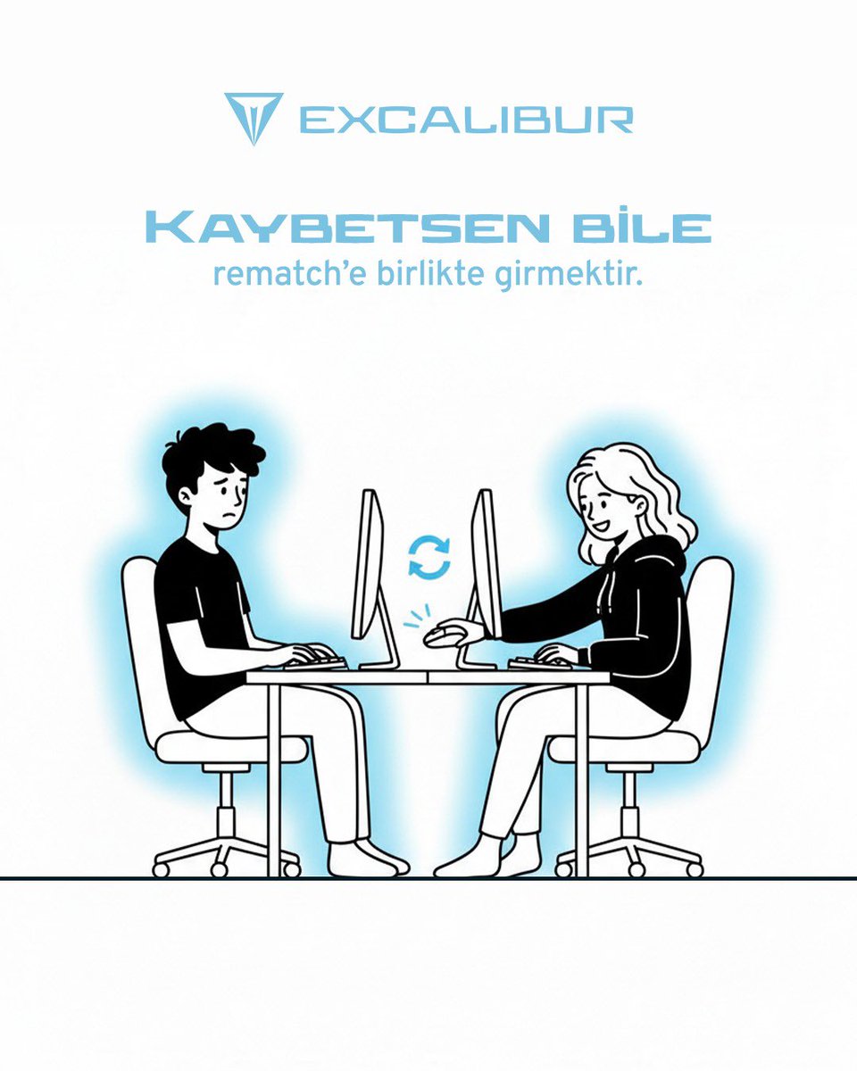 ExcaliburClann's tweet photo. Aynı takımda kalmayı seçen, bir maç daha demekten
vazgeçmeyen tüm gamer çiftlerin günü kutlu olsun.

#Excalibur #OyundaGüçBudur #AşktaGüçBudur #14ŞubatSevgililerGünü https://t.co/OdBT2j8rJL