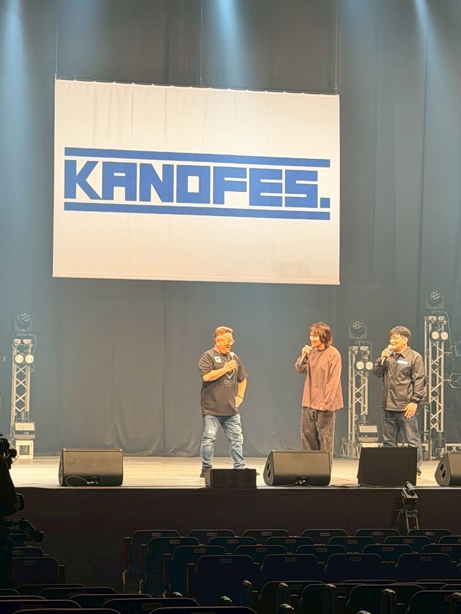 kano9x's tweet photo. 無事にリハーサル終えました。
#カノフェス https://t.co/d1uhl7kxwI
