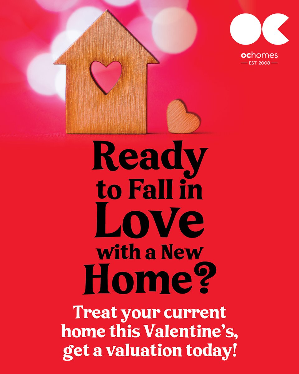 Happy Valentine's Day from everyone at #ochomes x We'll help you find your perfect match. Come &amp; make a date with our lovely sales &amp; lettings teams via e-mail: hello@ochomes.co.uk #EST2008 #weloveoc #estateagent #property #awardwinning #ocisforourcommunity #valentines #love