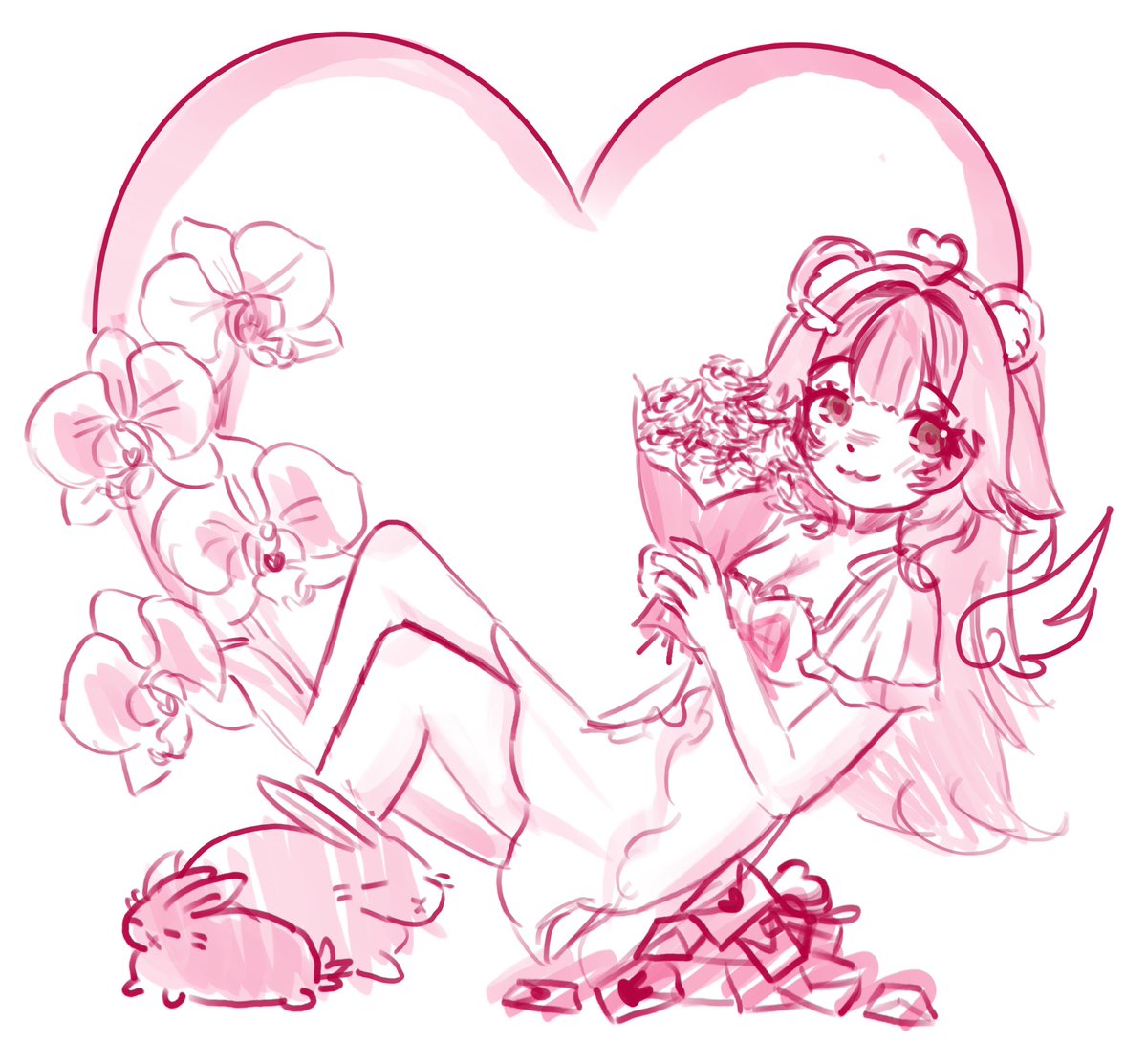 Happy Bear-entines Day! I will make another post later today but I hope today treats everyone well 🥰

What’s everyone’s plans today??
Fanart by: <a href="/Pelledoris/">BumBum</a> #fanart #ValentinesDay