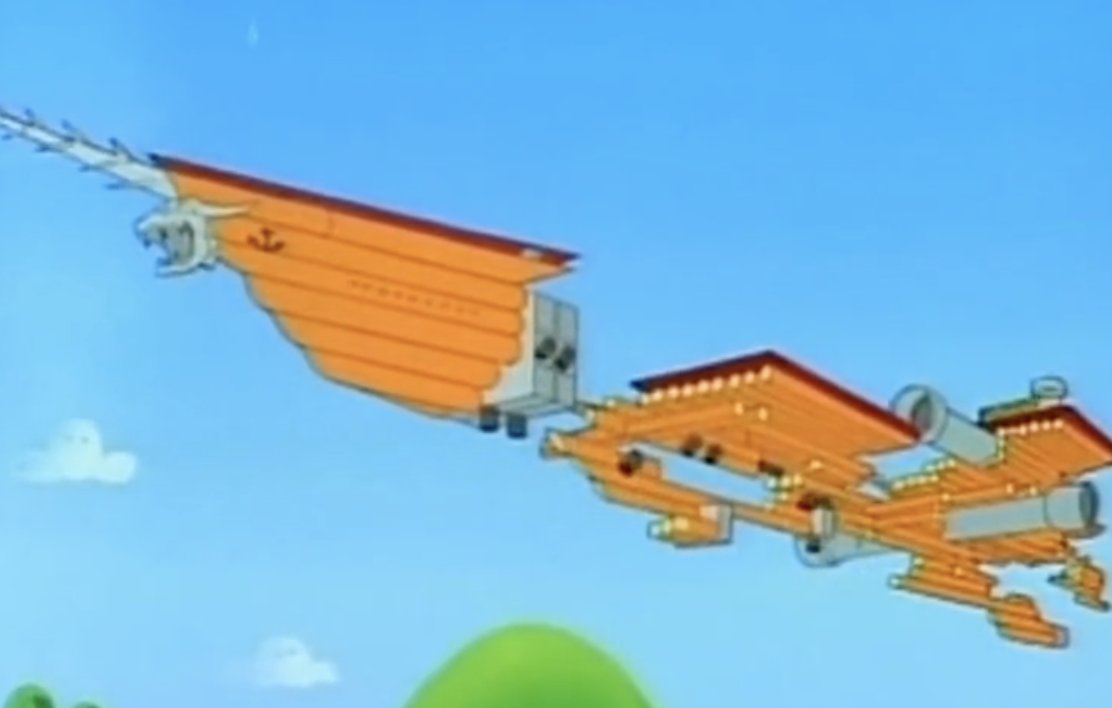 flurryfrenzy's tweet image. One of the funniest things about the old school mario cartoons is how they took the Airship level design literally