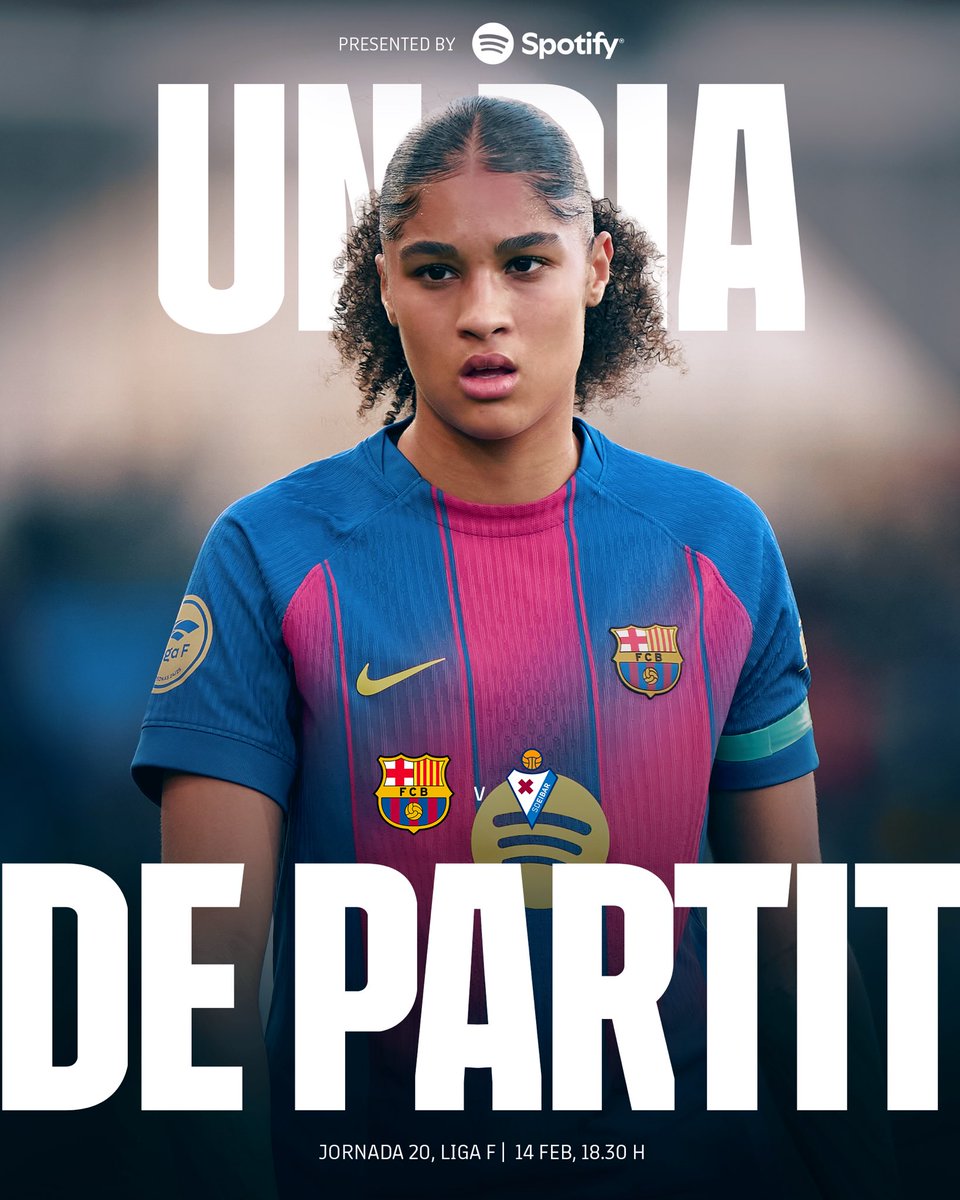 𝗨𝗡 𝗗𝗜𝗔 𝗗𝗘 𝗣𝗔𝗥𝗧𝗜𝗧 🏟️✨
#BarçaEibar