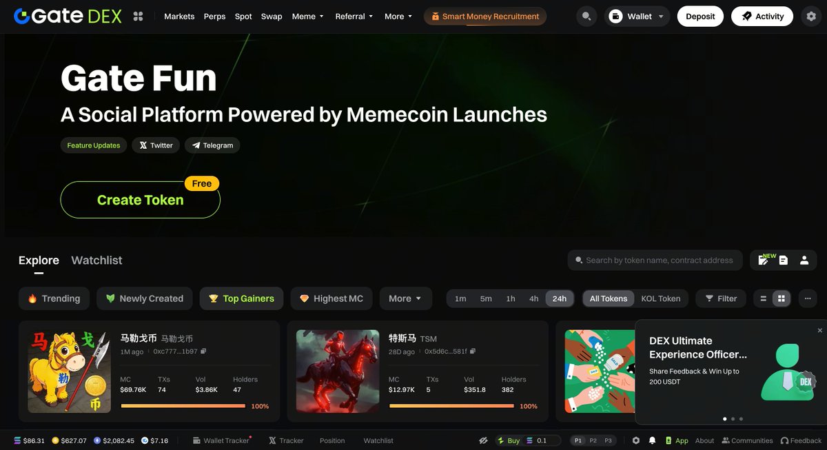 Gate Fun tweet media