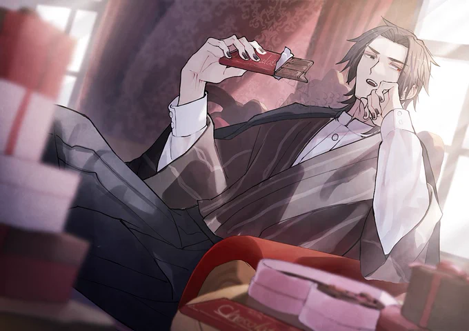 「バレンタイン?別に貰っても嬉しくねぇけど。 …ま、全部食ってやるよ」 #ValentinesDay #バレンタイン2026
