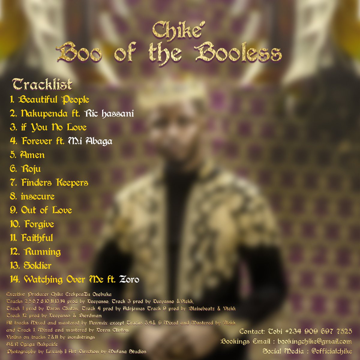 6 years ago today, <a href="/Officialchike/">Chiké</a> released his Debut album BOO OF THE BOOLESS.

What is your favourite track of the album 🎶