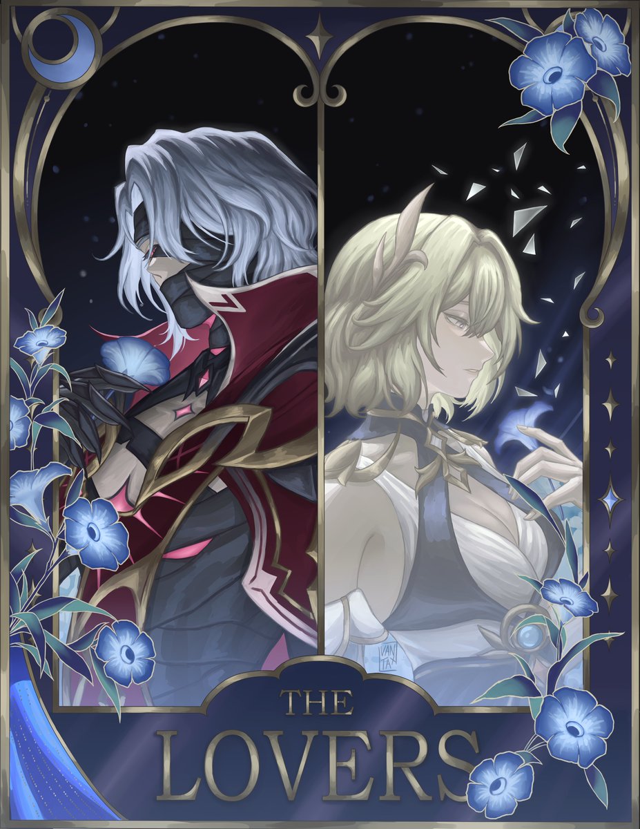 Happy Valentine's Day to those two (and everyone else of course).❤️‍🩹 #GenshinImpact  #rerir  #tholindis