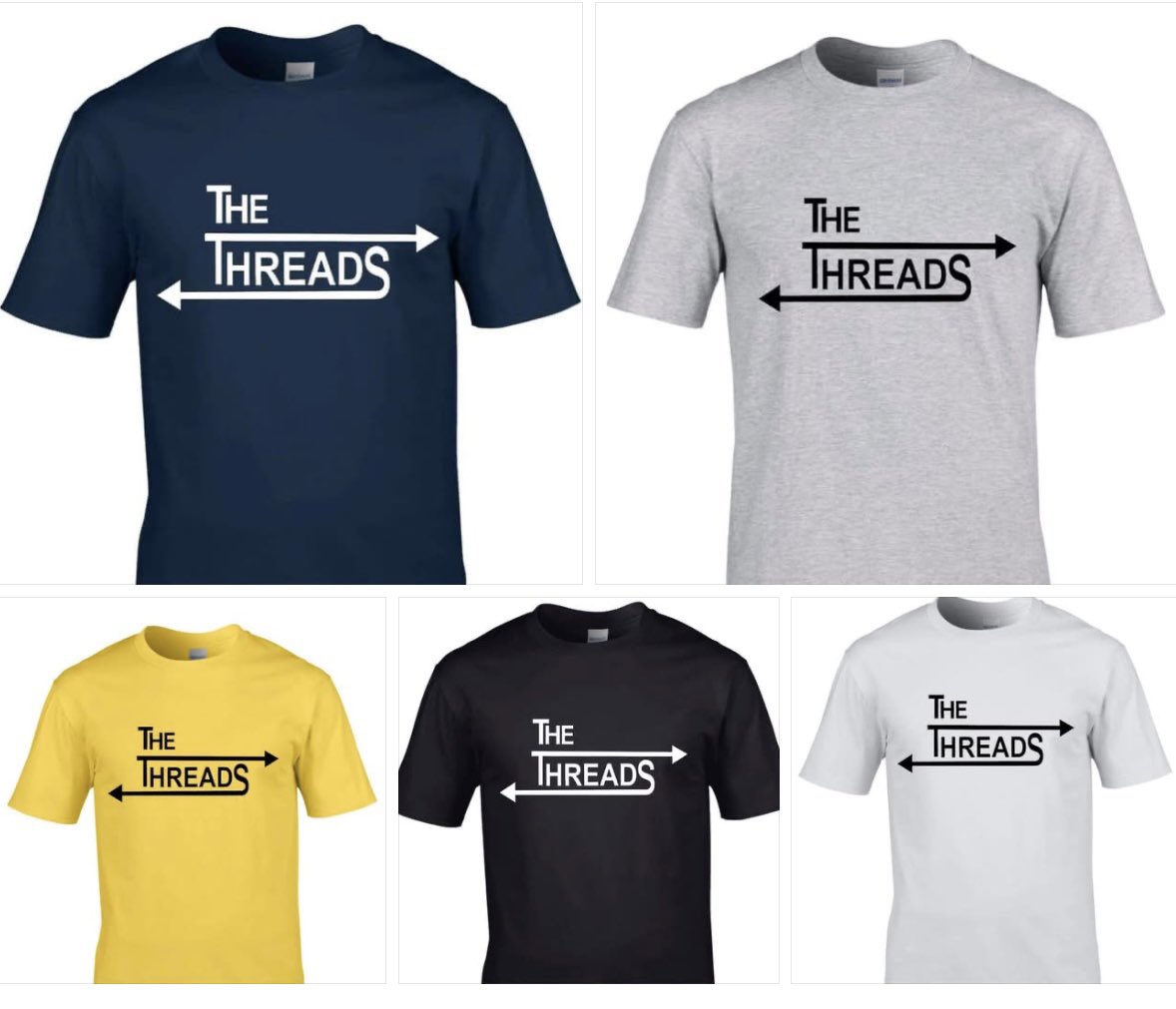 TheThreadsUK's tweet photo. The Threads logo T-shirts are still available from Mr. B’s Soulful Tees 😎 https://t.co/770Wqj6e01