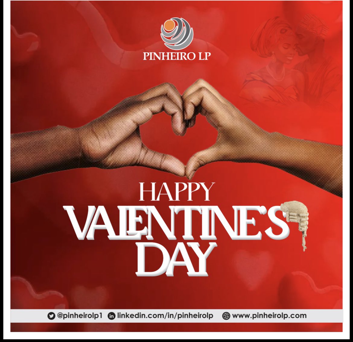 Love, loyalty, and diligence are the cornerstones of lasting relationships. Pinheiro LP wishes you a Happy Valentine’s Day. 
_________________________
 #ValentinesDay #HappyValentinesDay #ProfessionalExcellence