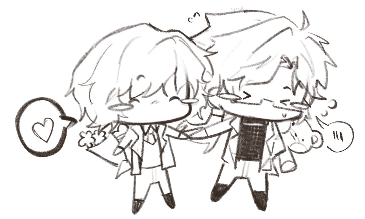 chezezecake's tweet photo. Valentine 💌 
.
.
.
#kunizai #DazaiOsamu #KunikidaDoppo
#BungouStrayDogs #BSD #fanart https://t.co/9jX7hsLkDz