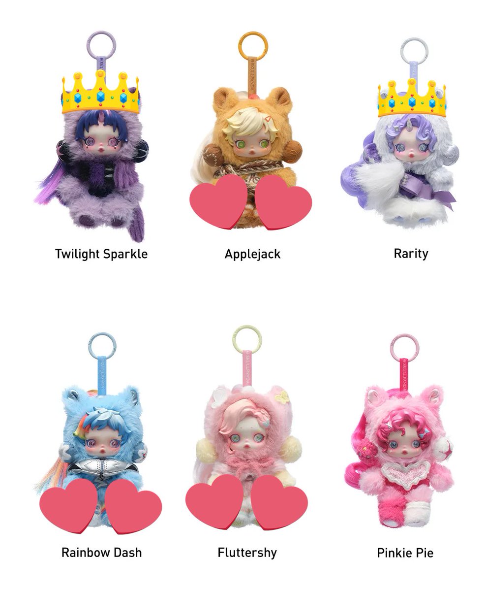 hxr_c's tweet photo. @2 
POPMART SKULLPANDA ポップマート スカルパンダ My Little Pony ポニー 交換

譲��� 💕 Applejack，Rainbow Dash，Fluttershy

求→ 👑 Rarity＞Twilight Sparkle

交換のみ
POPNOW直送もしくは大阪手渡し優先
お譲りも可能です！🤍💜の買取はしてません🙇‍♀️ https://t.co/TU9rStXnO5