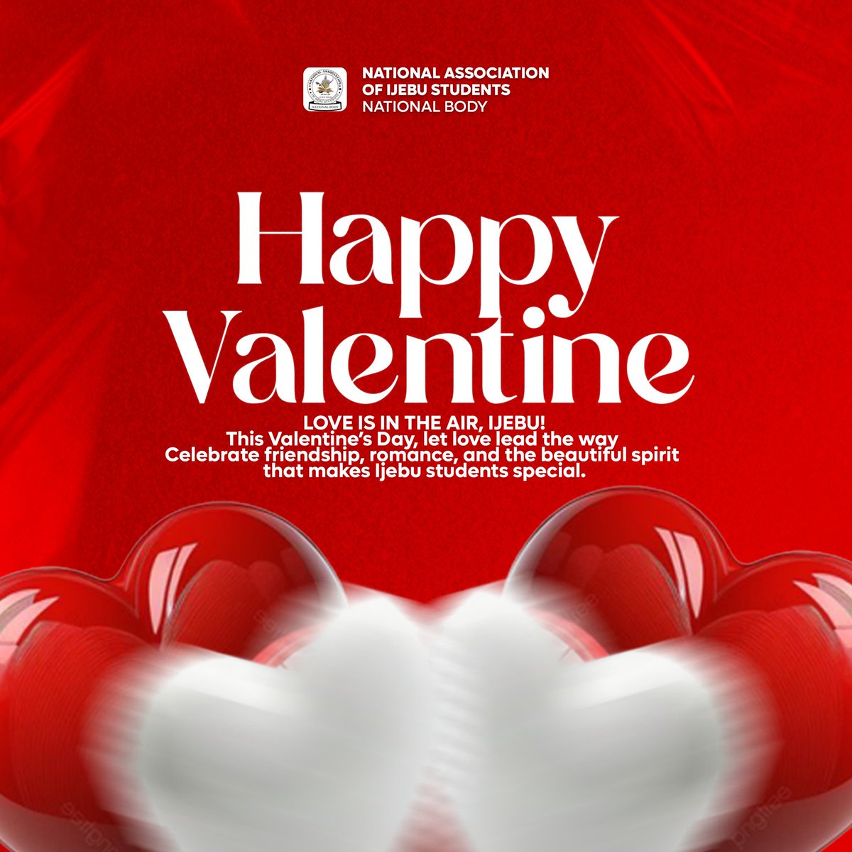 HAPPY VALENTINE'S DAY OMO OBANTA.

*LOVE IS IN THE AIR*

Take your bath,brush your teeth,Spray your sweetest perfume,wear your finest clothes and soak yourself in love today.
SPREAD LOVE TODAY

Best wishes:
*NAIS EXECUTIVES*
