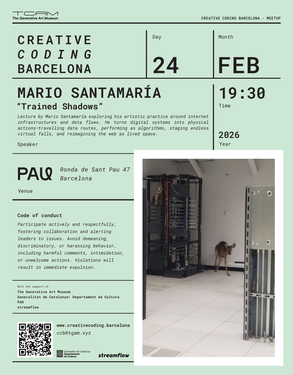 Creative Coding Barcelona tweet media