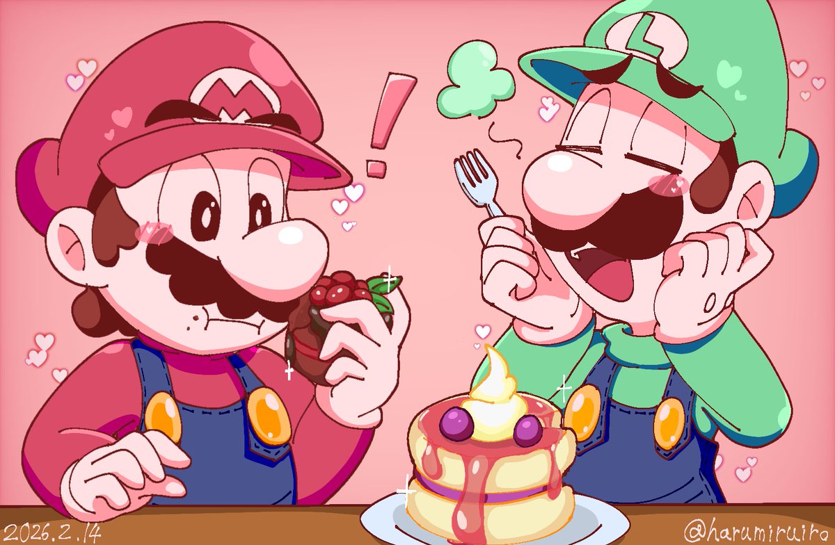 バレンタインだしスイーツでもね……🧁🥞