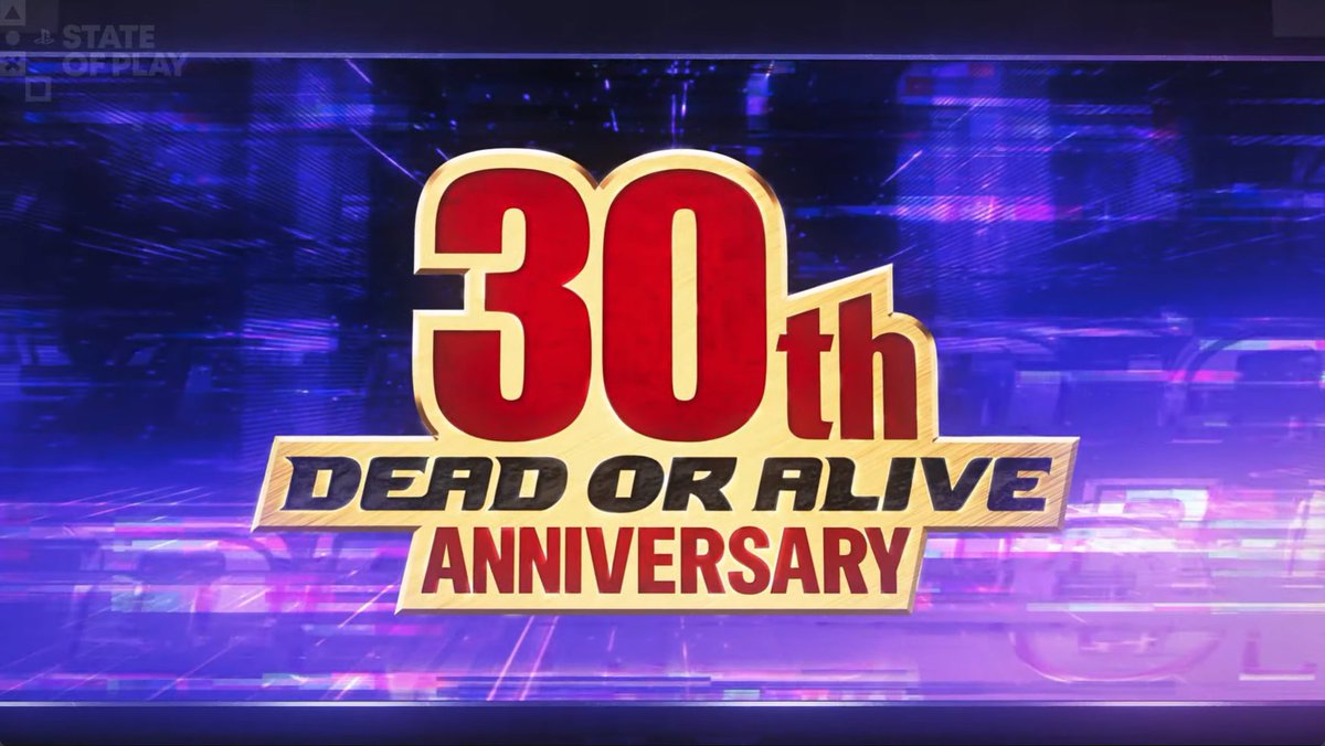 DoA_Space's tweet photo. Die Dead or Alive Serie feiert dieses Jahr ihren 30. Geburtstag!

Anlässlich der diesjährigen #StateofPlay kündigte Yosuke Hayashi von Team Ninja auch ein brandneuen Teil der Serie an.

 #DOA30th #DoA6LR #DeadorAliveGame #KTFamily https://t.co/QKuE6vobrX