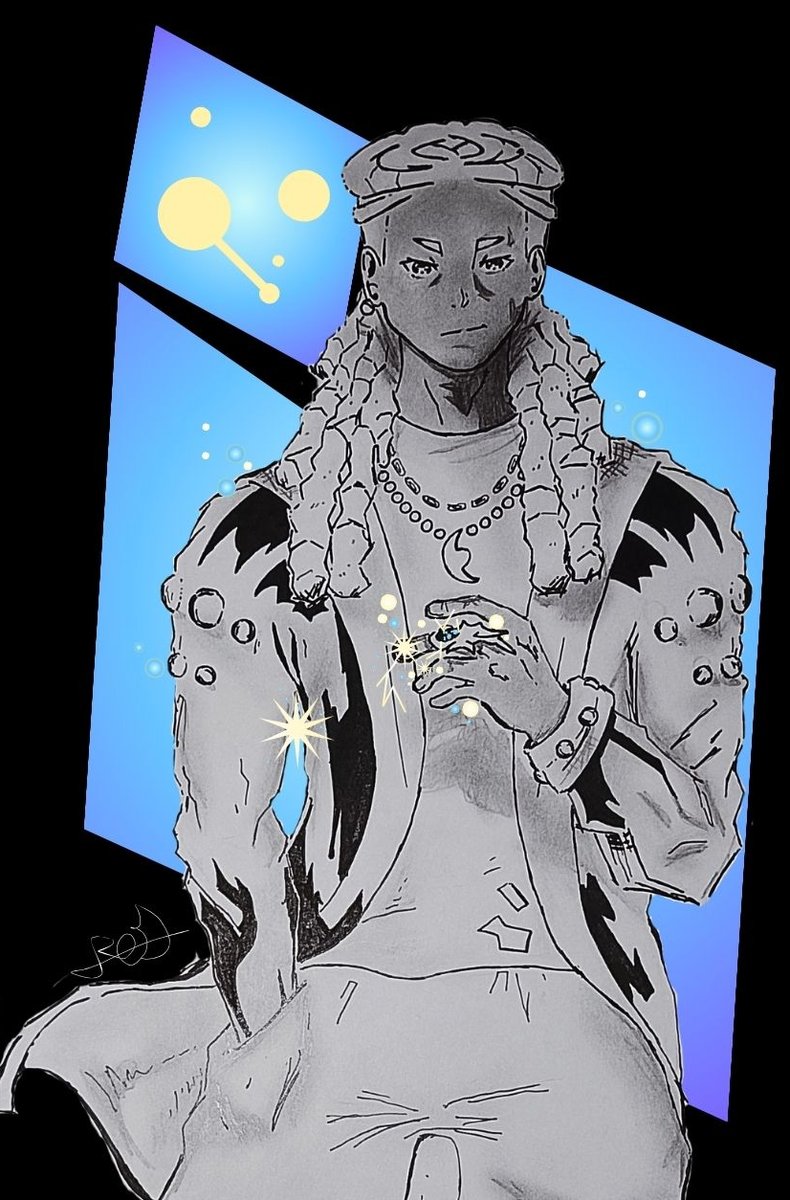 RideOfDestiny's tweet photo. Meet Kaminari⚡🫐

Here's the first drawing of Kaminari, from Arc 1 of Ride of Destiny. https://t.co/aEgna1SUXI