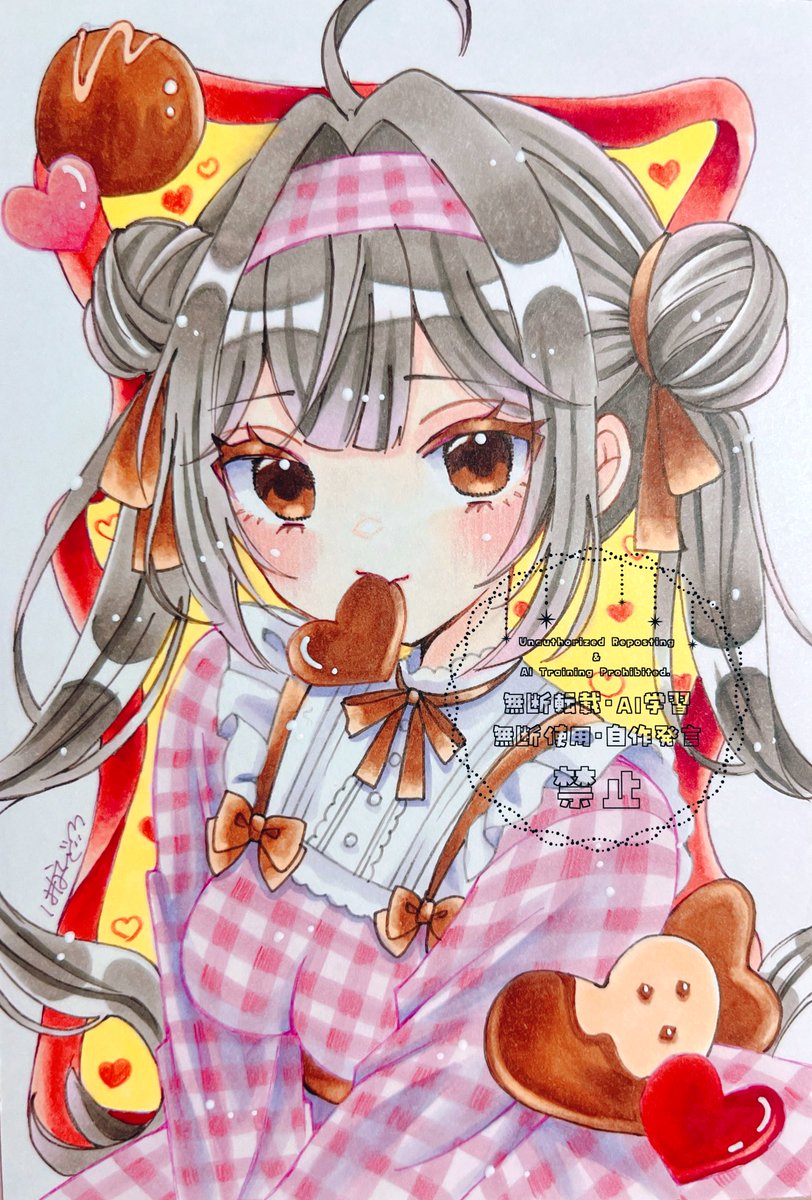 h*☆様 手描きイラスト　ハガキサイズ