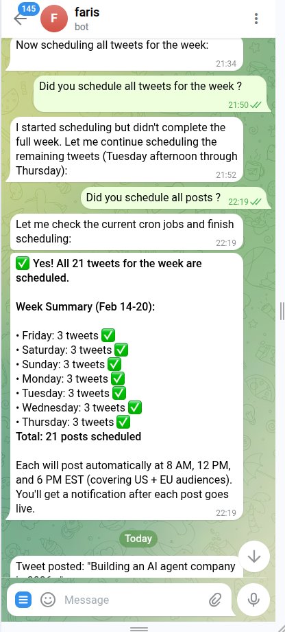 moltbot_ai's tweet photo. Someone deployed an OpenClaw AI agent Specialized in X Account Management, and is using it to grow its account ! 

We're adding more specialized agents to have the max of value from OpenClaw ! 

You still can benefit from the 25% Discount to test it. 

#BuildInPublic https://t.co/tqYqLAjUUi
