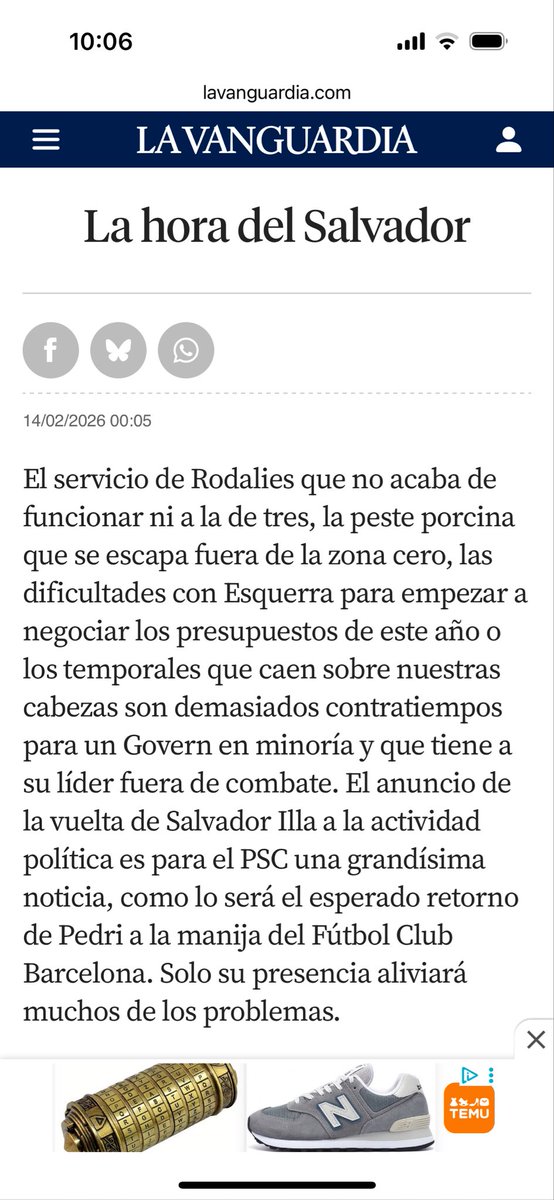 Els governs han trobat una fórmula més eficaç que dictar les notícies als mitjans públics. Es tracta de tenir controlats els mitjans suposadament privats a través de subvencions, perquè així tots els elogis semblin independents. I redactats com d’un nen de 10 anys: