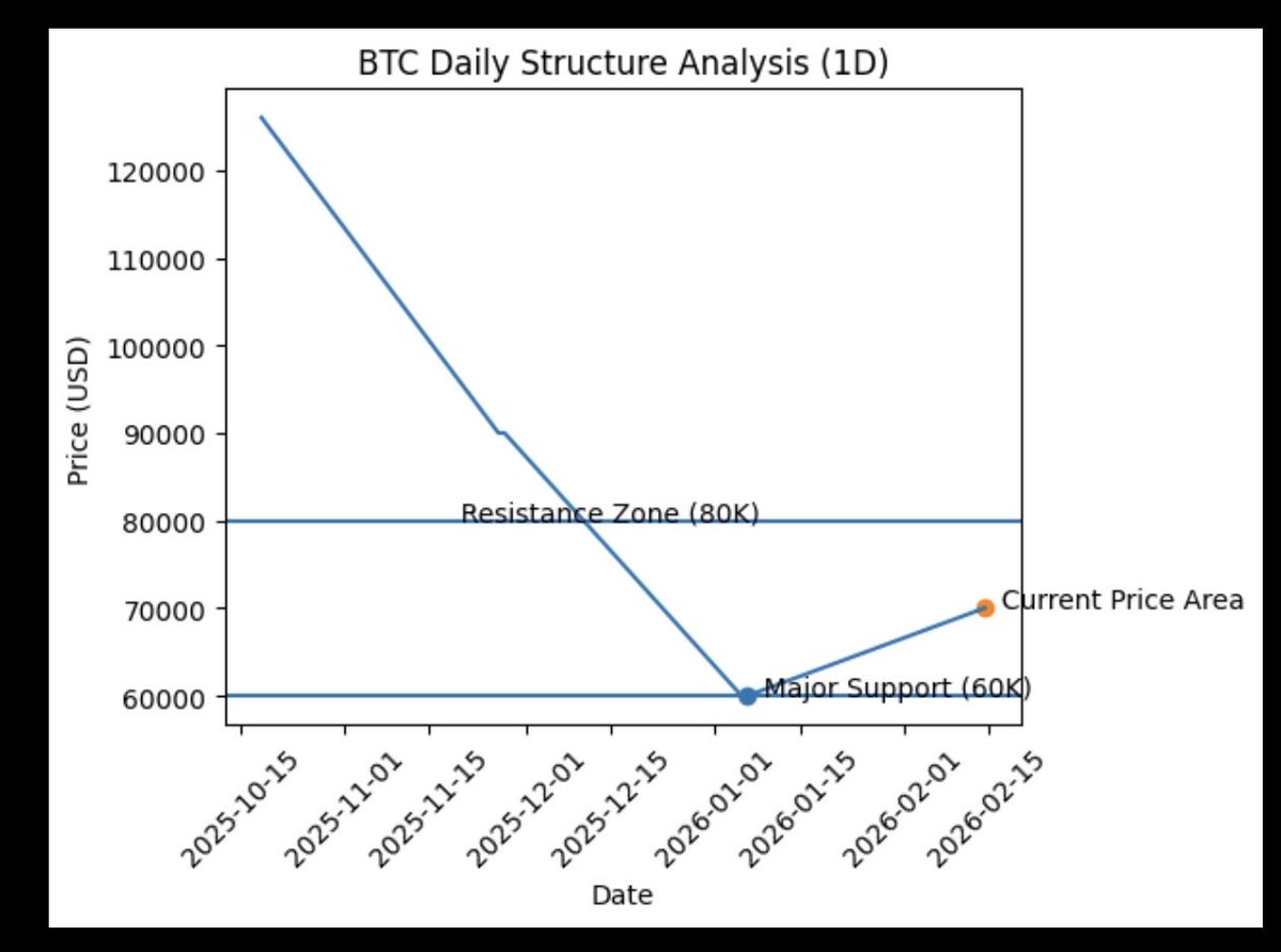 Bitcoin major support zone
