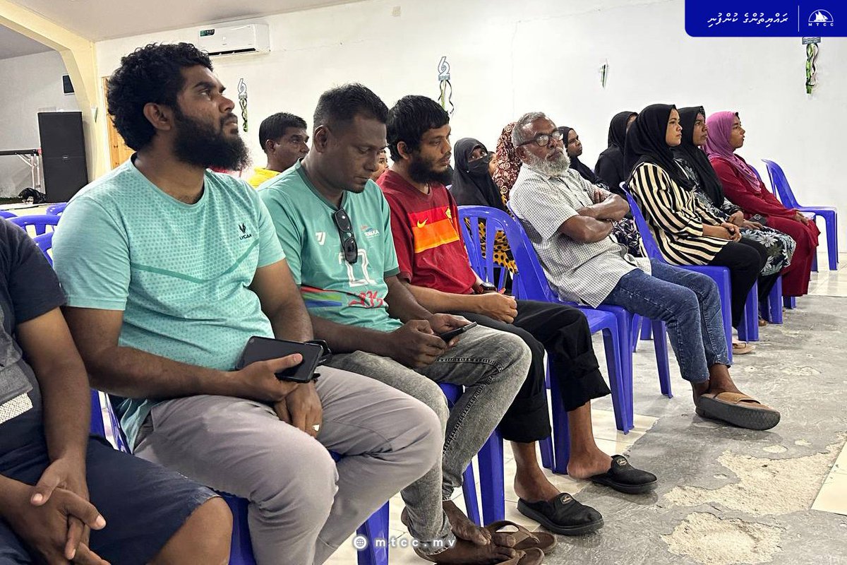 MTCCPlc's tweet photo. #Highlights of the RTL Ferry awareness session we held at F. Magoodhoo. We would like to extend our gratitude to the Magoodhoo Council, and SOEs on the island for their help and cooperation with this session. #RTLFerry #ConnectingRaajje #RayyithungeKunfuni https://t.co/y4RfCduuyH