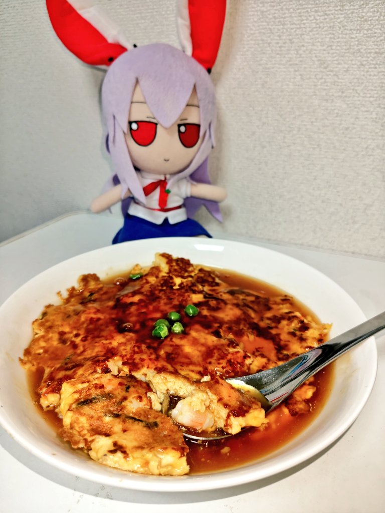 #ふもめし 
かに玉(エビ入り)
エビは入れたことが食感でもうわかるからえらい