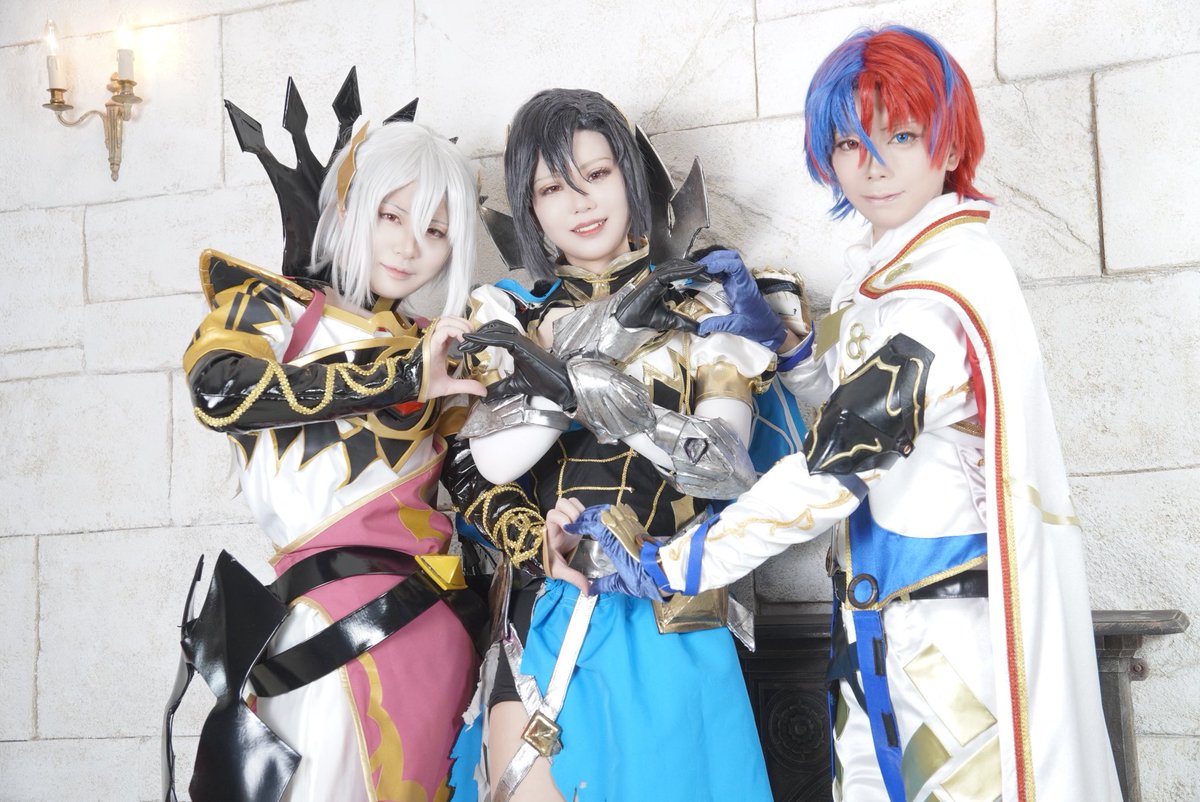 【cosplay/コスプレ】

速報！！本日はFEエンゲージの邪竜姉弟➕リュールあわせでした。お二人ともかっこよくて素敵でした。幸せです。
カメラマンのRinoさん、ほそかわさん素敵な撮影をありがとうございました😭

📸:<a href="/rino_camera/">Kanbe Rino📸</a> さん