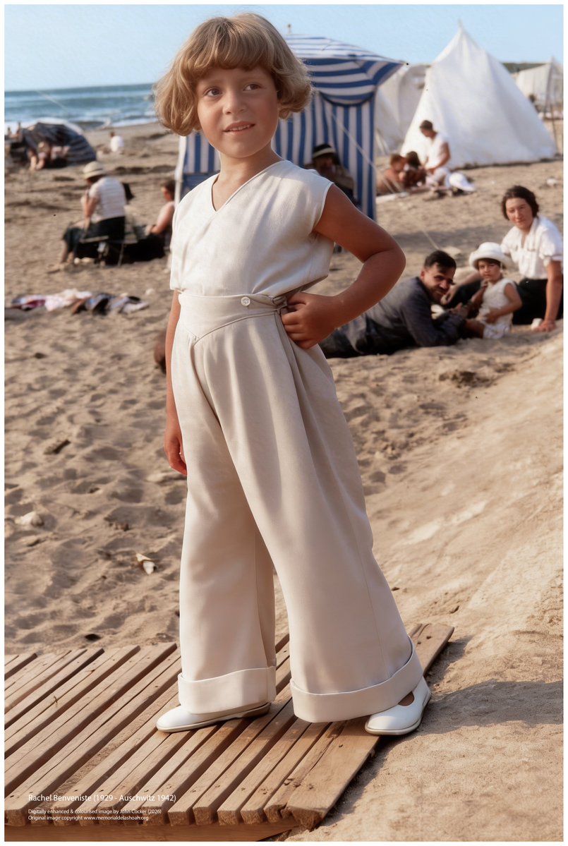 joecocker15's tweet image. On this day in 1929, a Jewish girl was born In Paris. Interned in Drancy with her parents, on the 11 Nov 1942 she deported to Auschwitz where she was most probably murdered on arrival. Her name was Rachel Benveniste

Please support @AuschwitzMuseum