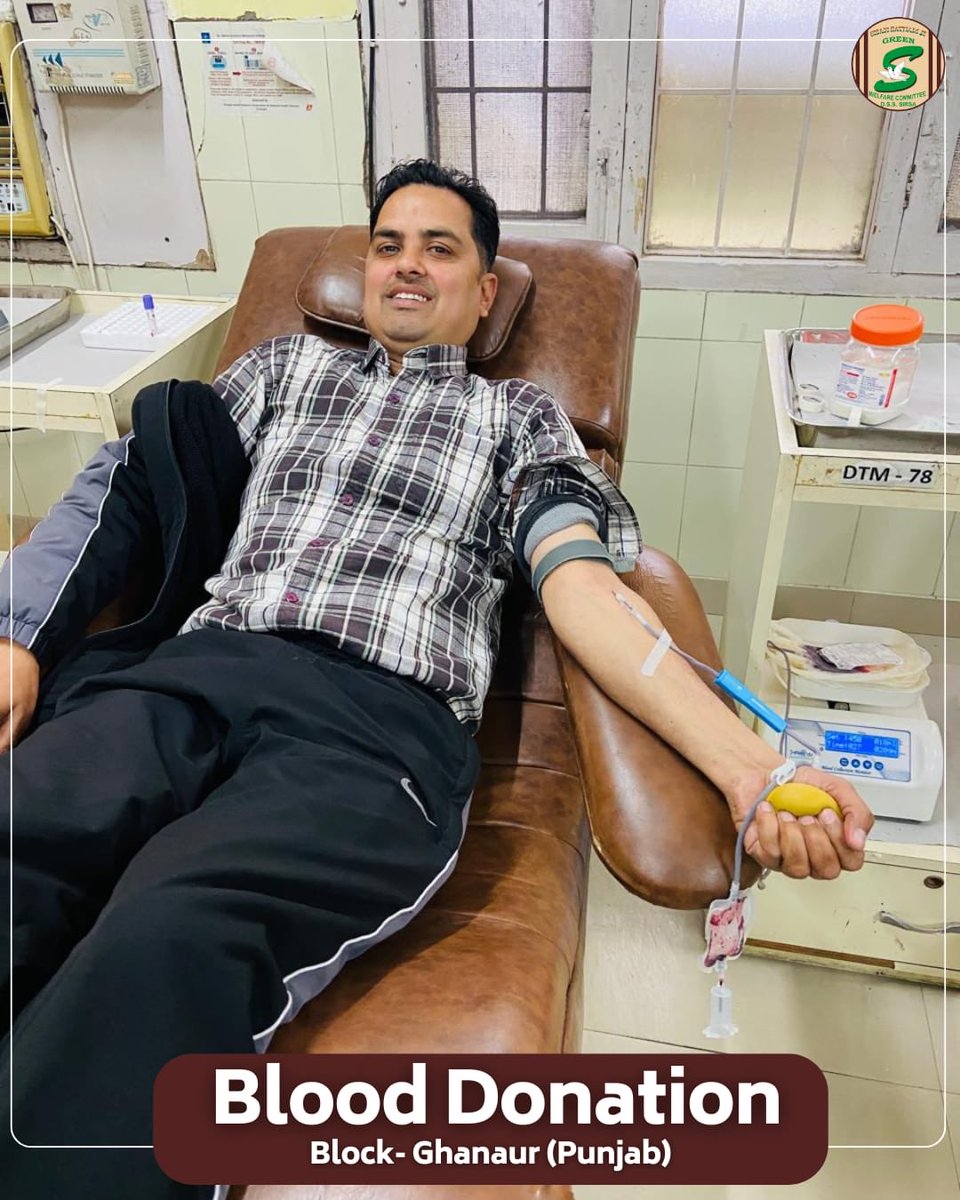 GreenSwelfares's tweet photo. Our volunteers donated blood at Block Ghanaur (Punjab) — not just a unit of blood, but a lifeline for someone waiting, someone praying, and a family holding on to hope.

Your blood can change the destiny of anyone and can give hope to a family.
A small act from us can become someone’s second chance at life. 🙏

#TrueBloodPump #BloodDonation #DonateBlood #SaveLives #BloodDonor