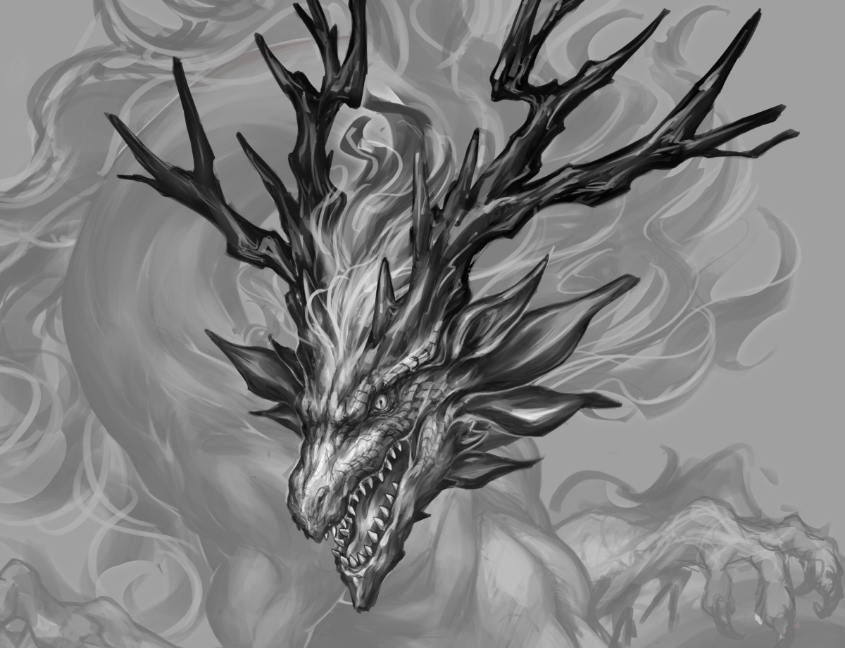 方向性決まったので、顔を描き描き

#ドラゴン #dragon #途中経過