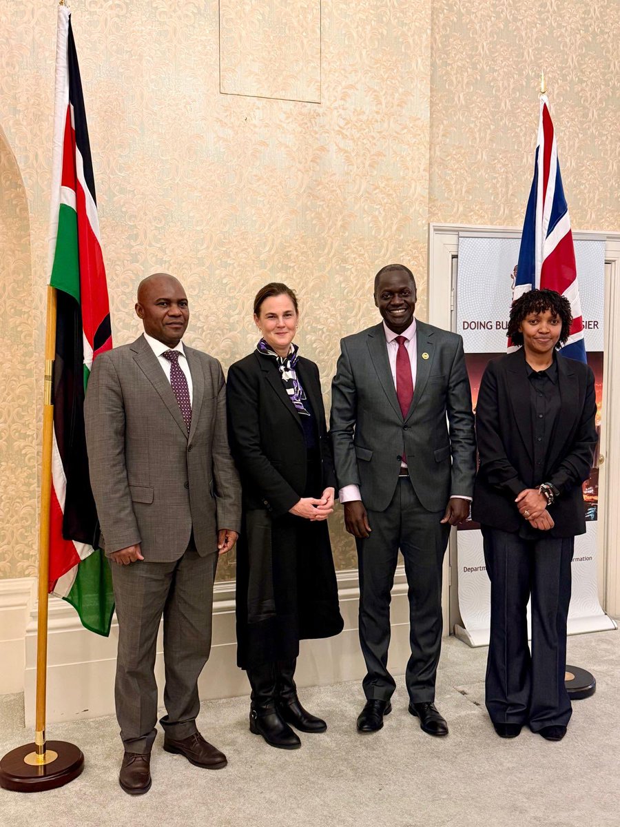 KenyaMissionUK's tweet photo. Positioning Kenya as a Premier Investment Destination

1. The Kenya High Commissioner to the UK, H.E. Maurice Makoloo, engaged Atam Sandhu, CEO of DMA, on deepening Kenya–UK trade and investment partnerships, advancing investor-led collaboration and promoting the Kenya International Investment Conference (KIICO) 2026 as a gateway to high-impact opportunities in Africa. At his request DMA agreed to partner with KHCL to reach out to investors and partners expand trade and investment in  🇰🇪 

2. In a separate engagement with Samantha Cohen of the Commonwealth Enterprise & Investment Council, discussions focused on unlocking Commonwealth networks to drive green growth, scale investment flows, and support priority sectors including energy, manufacturing, agritech and innovative startups. The conversations underscored Kenya’s commitment to diaspora engagement, strategic investor matchmaking, and building sustainable, future-oriented partnerships especially supporting Kenya’s robust #Startups to scale up. 

3. H.E Amb @mauricemakoloo also hosted the Eastern Africa Association delegation at the Kenya High Commission in London 🇰🇪🇬🇧. The engagement reaffirmed our shared commitment to deepening the UK–Kenya strategic partnership, advancing trade and investment cooperation and strengthening collaboration across priority areas. We value the EAA’s continued support in promoting Kenya’s economic and regional ambitions including the agreement to co-host a business roundtable in the near future. 

4. Burning the mid-week oil, the High Commissioner welcomed and engaged diaspora leaders from across the UK. Discussions covered consular services, diaspora wellbeing and welfare; collaboration and coordination for mutual benefit; diaspora investment opportunities and government assistance; support to young Kenyans including the ongoing Kiswahili programme and other cultural initiatives; partnering to share the #KenyanStory; and strengthening community group coordination.

The High Commissioner reaffirmed the leaders’ role as Kenya’s ambassadors and valued partners in our national journey. To ensure urgent responses to Diaspora wellbeing which remains a priority for Kenya, the leaders mutually agreed on strong coordination and timely communication moving forward. #WajibuWetu

@MusaliaMudavadi @SingoeiAKorir @ForeignOfficeKE