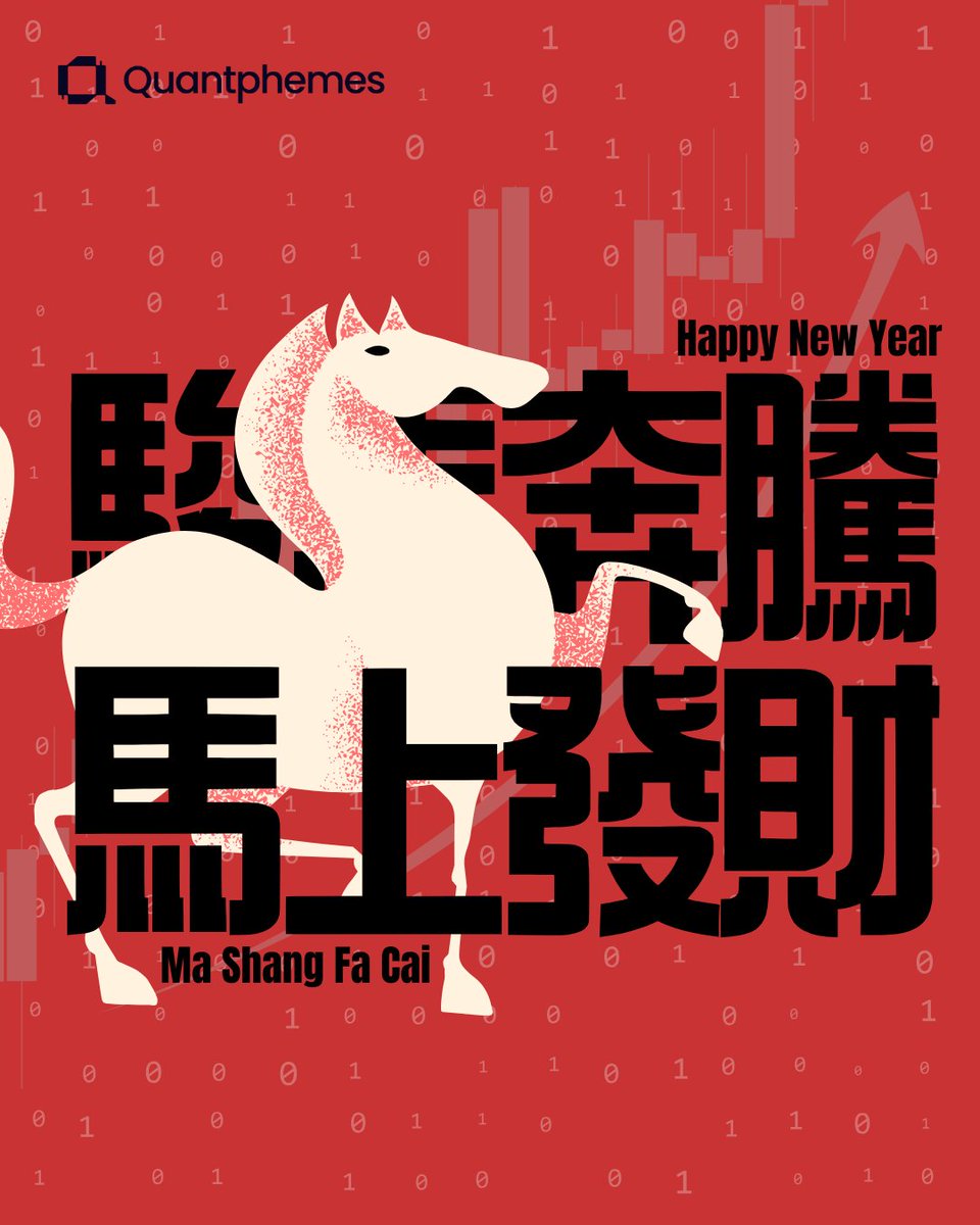 quantphemes's tweet photo. You know that feeling when you're finally running toward something that matters?

That's the energy of the Year of the Horse. We're just here to make sure your passive income keeps up while you chase what's next. 🐴💨

Happy Year of the Horse. May it be your fastest yet! https://t.co/RyArBCMYmW
