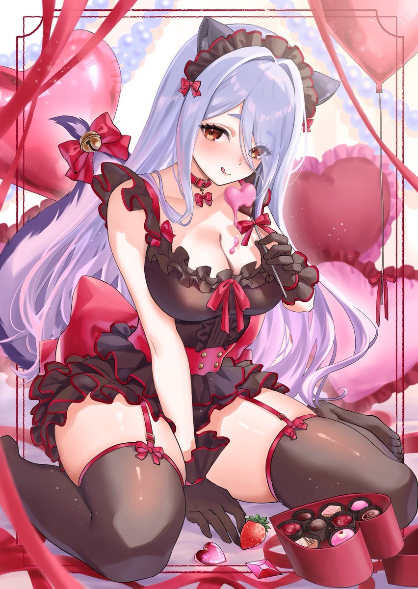 Happy Valentines જ⁀➴⁠♡୨୧
I ate too many sweets but I could do with more cream tehe 🍓🍰 ₊˚⊹♡

🎨: Sweet J