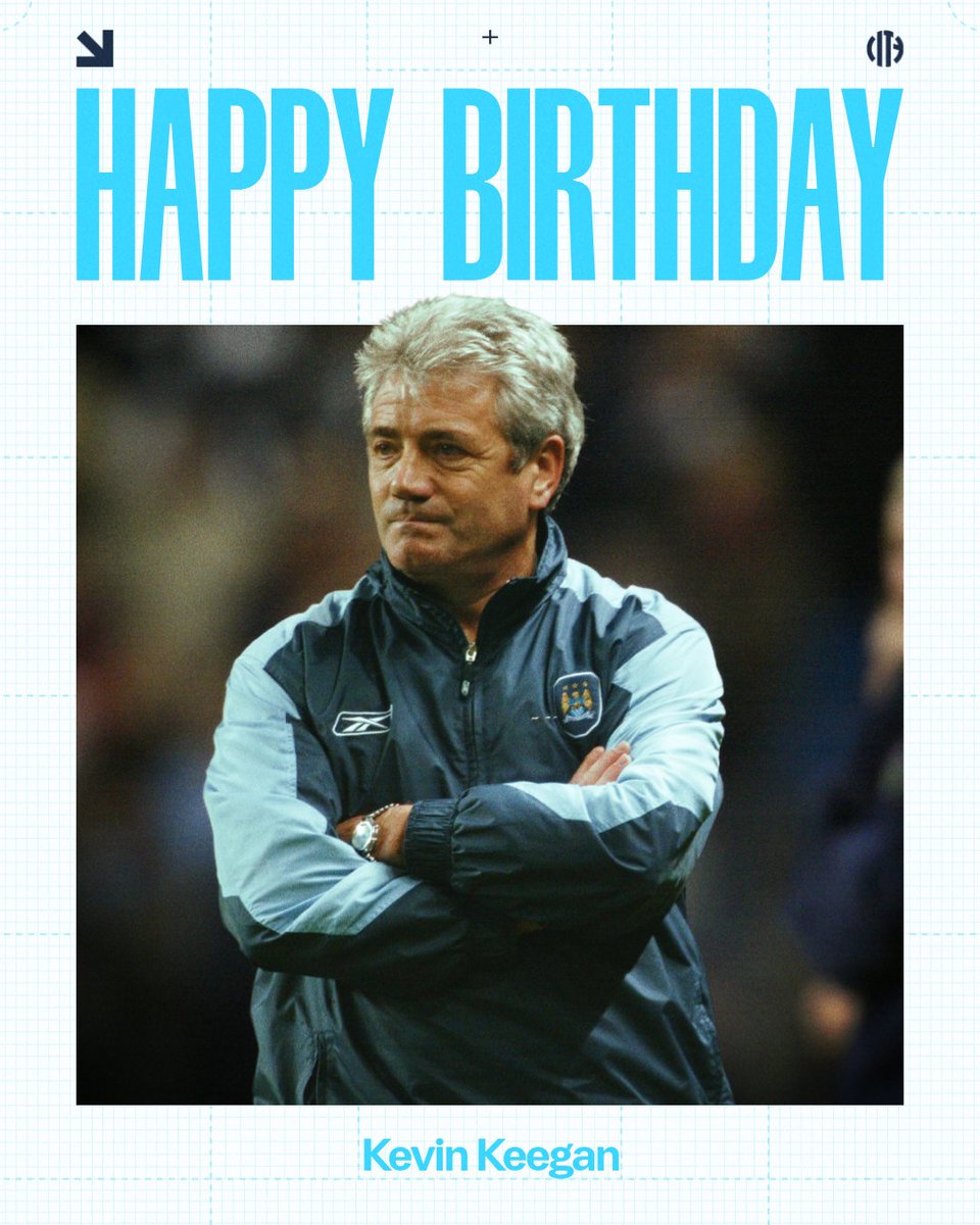 ManCity's tweet photo. Happy Birthday, Kevin Keegan 🎂🩵 https://t.co/0EoOgSBz10