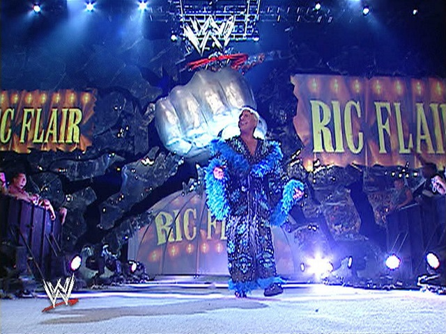No fist, no blue ring ropes, no blue ref gear, no Undertaker, no ...