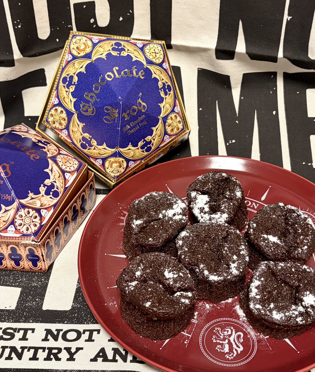 🤎Happy Valentine's Day🤎 蛙チョコで半熟ガトーショコラ。 ふわ