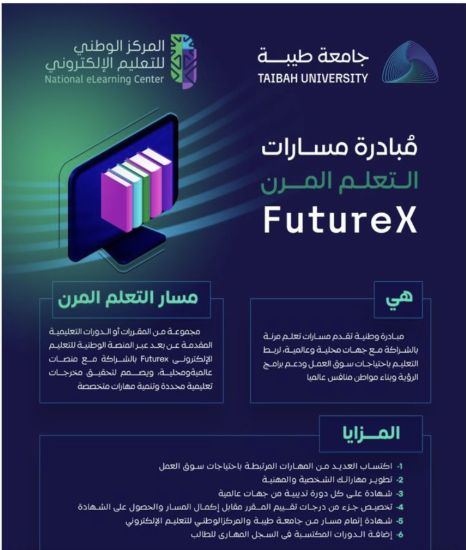 Computer Engineering students at Taibah University (<a href="/taibahu/">جامعة طيبة Taibah U</a>) — have you secured your spot in #FutureX? ❄️
Register now and don’t miss this opportunity 🚀