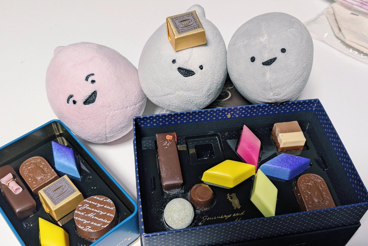 ばすぴす 喫茶ペンギンのチョコだよ🍫🐧
宝箱みたいだね💎