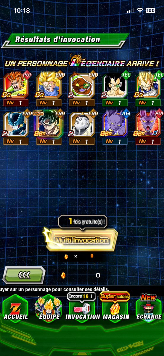 Ouiiii il suffisait de forcer un peu 
#dokkan11th #DokkanBatte #dokkanbattleglobal