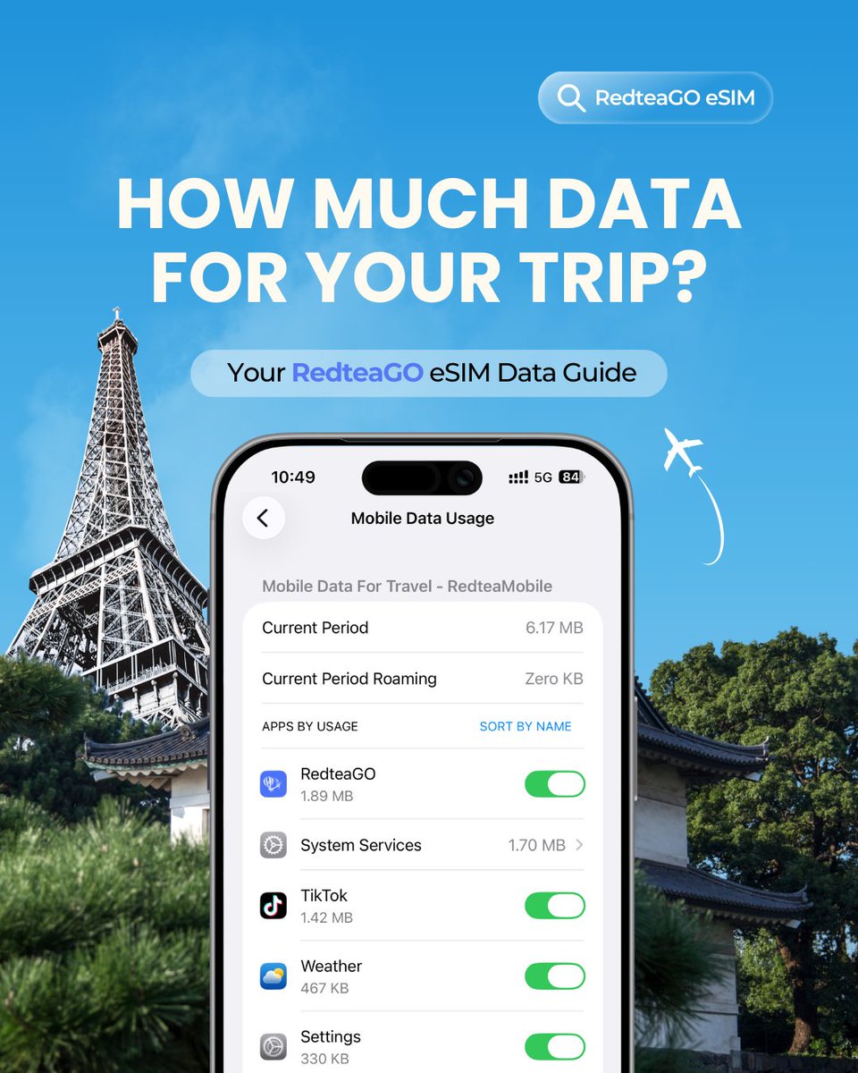 RedteaGO | eSIM World's Best Travel App tweet media