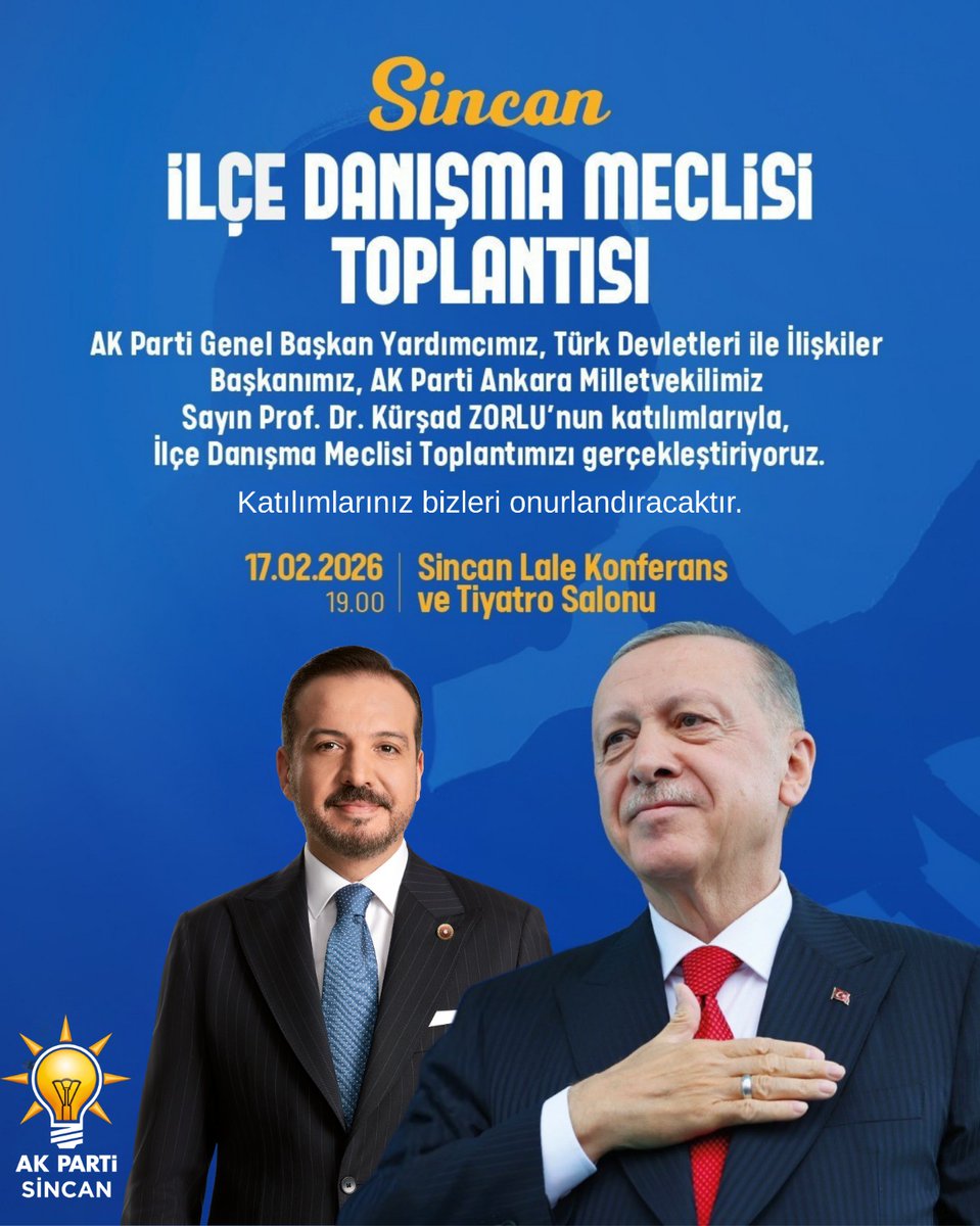 AK Parti Sincan tweet media