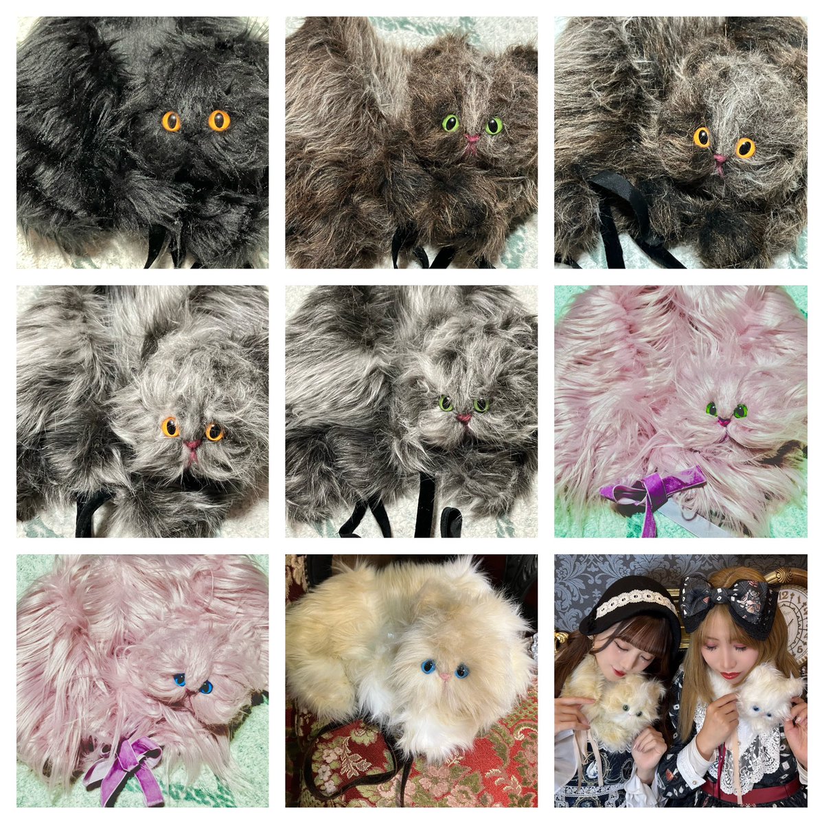 にゃんティペット 来週末こちらのお色お持ちします🐈‍⬛ 手足もあって