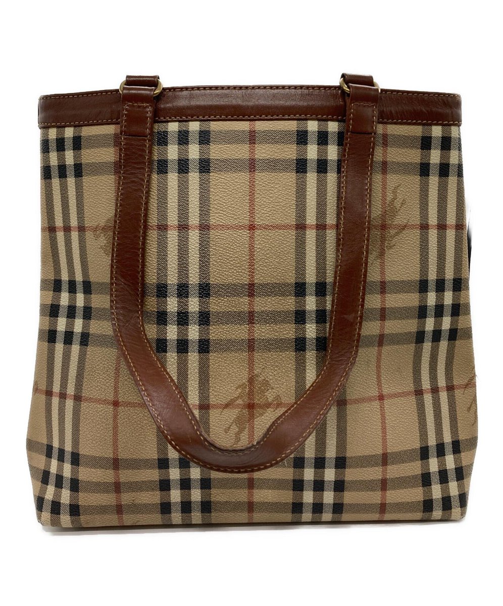 Burberry's / バーバリー】シャドーホースノヴァチェックトートバッグ