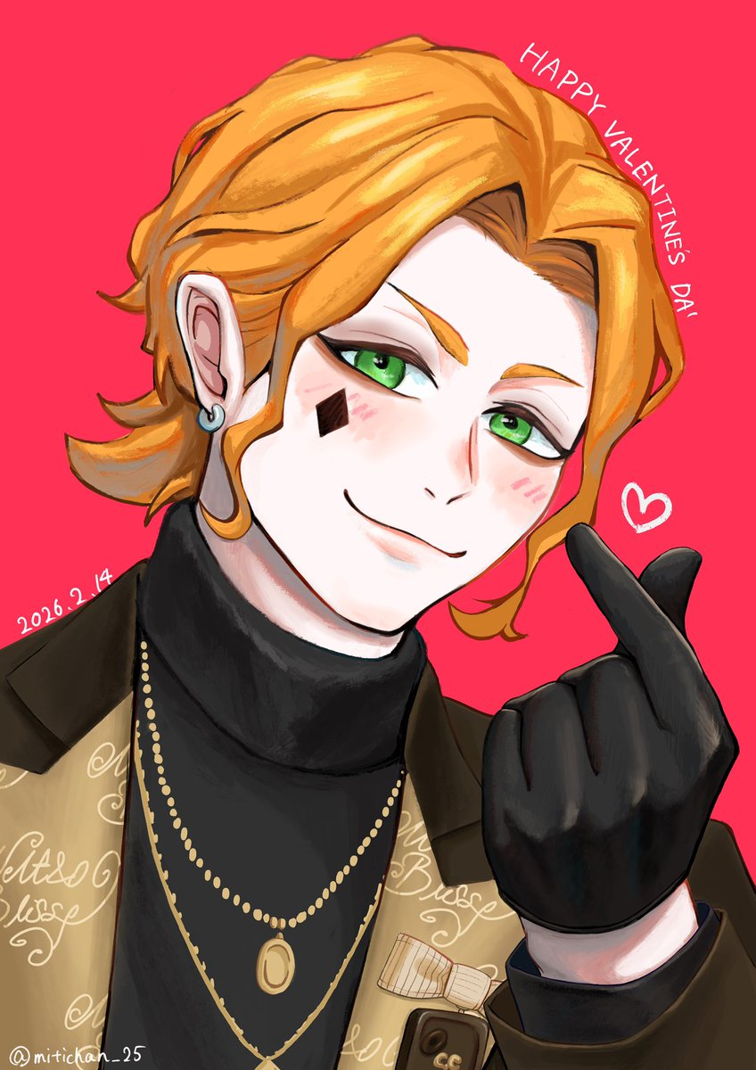 mitichan_25's tweet photo. ハッピーバレンタイン🍫💘
　　　アンド
♦️君遅めのHappy birthday !!!!

#HappyValentine 
#ケイト・ダイヤモンド誕生祭2026 
#twstファンアート https://t.co/3sAW4Ug8mO