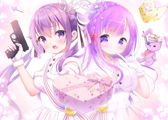 リゼちゃんお誕生日おめでとう💝🍫
以前ベルコルノオフ用に描かせていただいた風和りんさんとの合作です
 #ValentinesDay 