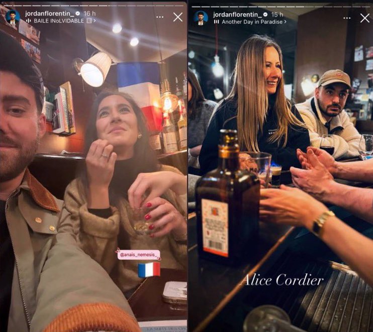 Images d’<a href="/CordierAlice2/">Alice Cordier</a> et sa petite bande de racistes très triste en train de festoyer au restaurant après l’hospitalisation de Quentin.